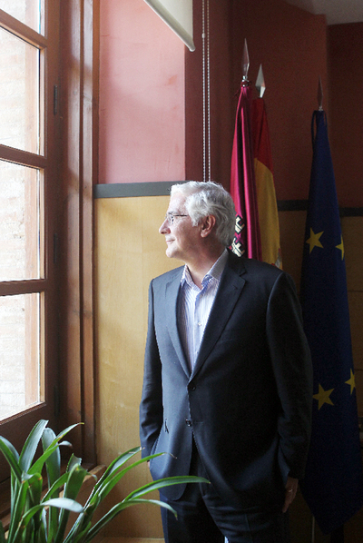 José María Barreda, ayer en su despacho de la Presidencia de Castilla-La Mancha, en Toledo.