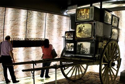 Uno de los espacios de  Secà i muntanya , la última sala permanente inaugurada en el Museu Valencià d'Etnologia.