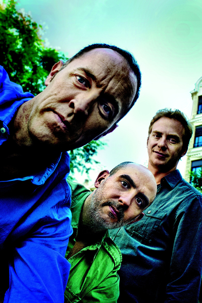 Miguel del Arco, a la rnizquierda, Alfredo Sanzol y Claudio Tolcachir,rntres de los directoresrndel nuevo teatro.