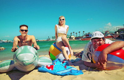 Los sudafricanos Die Antwoord, que traerán a Sónar su manifiesto sonoro sobre la  zef culture. 