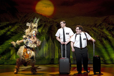 Una escena del musical  The book of Mormon. 