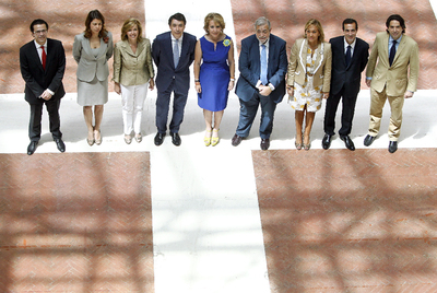 La ausencia de Granados capitaliza el estreno del Gobierno de Aguirre