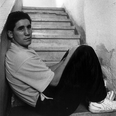 El boxeador Poli Díaz, 'El Potro de Vallecas',  en una entrevista realizada en 1990.