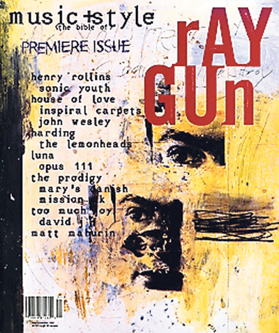  Portada del primer número de la revista Ray Gun (noviembre 1992) 