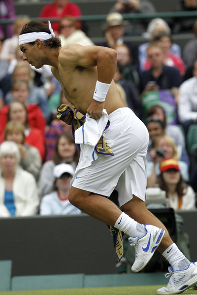 Nadal, ayer en un instante de su partido ante Muller.