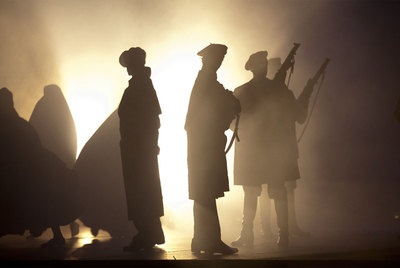 Momento de la ópera  Ainadamar,  de Osvaldo Golijov, que recrea la amistad entre  García Lorca y Margarita Xirgú, y la muerte del poeta granadino.