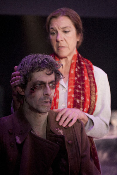 Escena de la obra teatral  Los Persas.  