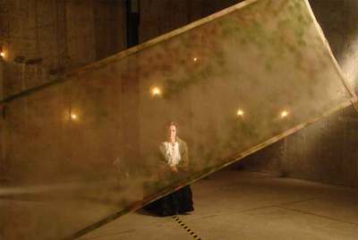 La actriz Margarita Fernández en un fotograma de la película  A maleta de Sofía , de Margarita Fernández.