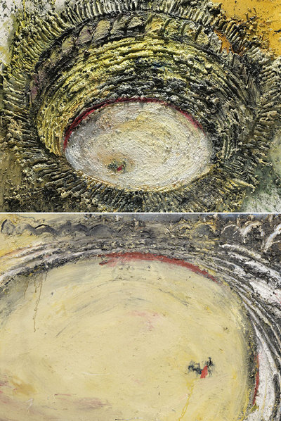 Arriba,  Faena de muleta,   subastado en Christie's de Londres en la noche del martes por casi cuatro millones y medio de euros. Debajo,   El muletero,   subastado ayer en Sotheby's Londres por 2.597.612 euros. 