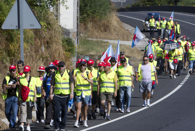 Peregrinos por el derecho al trabajo