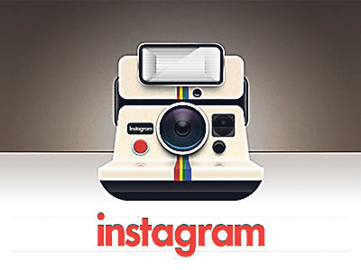  El logo de Instagram, la aplicación fotográfica para iPhone. 