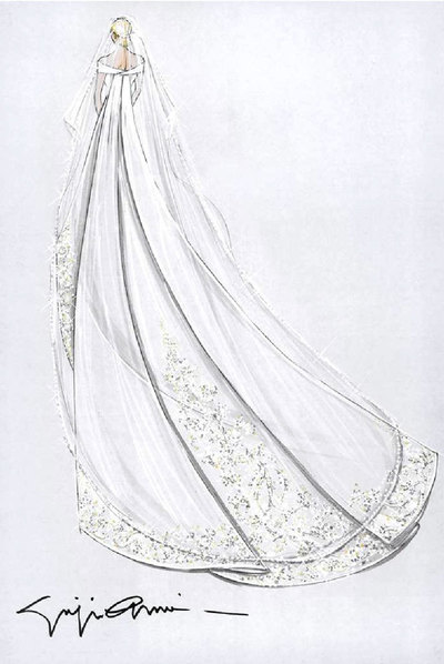 El boceto de Giorgio Armani, en exclusiva para EL PAÍS.