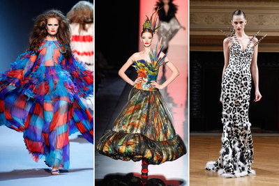 FOTOGALERIA: Plumas, andrógino y colores