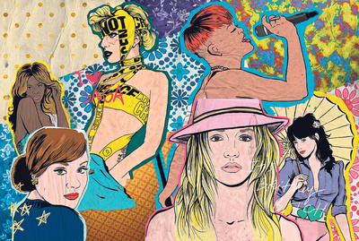  El planeta de las divas está habitado por Beyoncé, Lady Gaga, Adele, Rihanna, Britney Spears y Katy Perry 