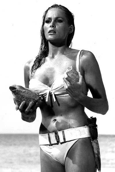 Ursula Andress en '007 contra el Doctor No', en 1962.