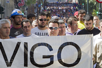 El sector naval, de nuevo en la calle