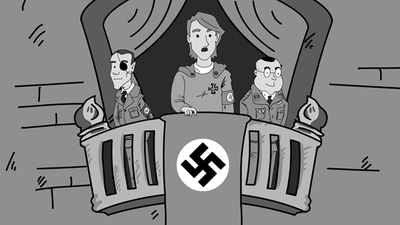  Fotograma de  Hitler in love,  por Bouman y Hernán Migoya. 