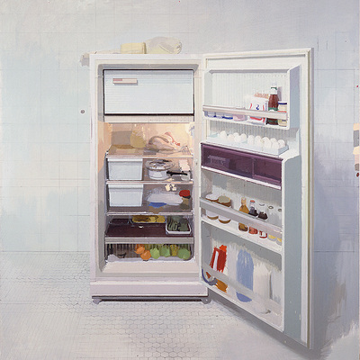  Nevera nueva  (1991-1994), de Antonio López.