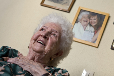 Felipa Plaza González, de 93 años, tenía 19 aquel 18 de julio.