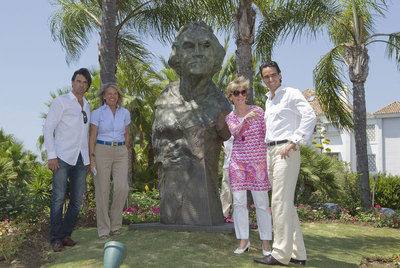 Busto del arquitecto Melvin Villarroel en Marbella.