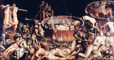  El infierno  (1510-1520), de maestro desconocido.