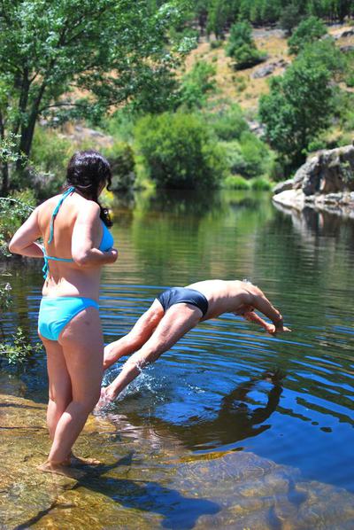 FOTOGALERIA: ¡Chapuzón!