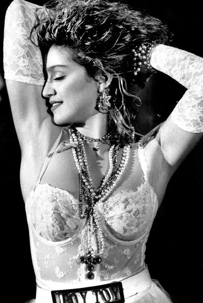 Madonna, en la primera gala de los premios de la MTV.