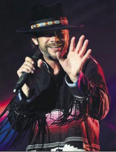 El líder de la banda Jamiroquai, en su actuación del pasado 31 de julio en Barcelona.
