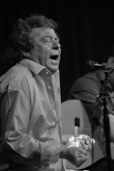 Juan Moneo  El Torta , durante una actuación en Casa Patas (Madrid).