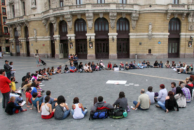 CONCENTRACIÓN DE INDIGNADOS EN BILBAO