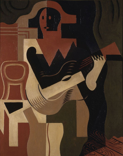  Arlequin assis à la guitarre,  de 1919.