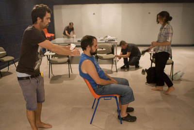 Una de las clases de improvisación sonora en Arteleku.