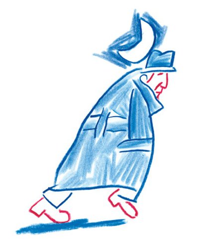 FOTOGALERIA: 'Famous blue raincoat'