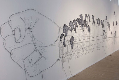 Arte efímero en Las Cigarreras para homenajear a las mujeres de la Fábrica de Tabacos