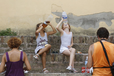 La ola de calor se extiende por el valle del Guadalquivir