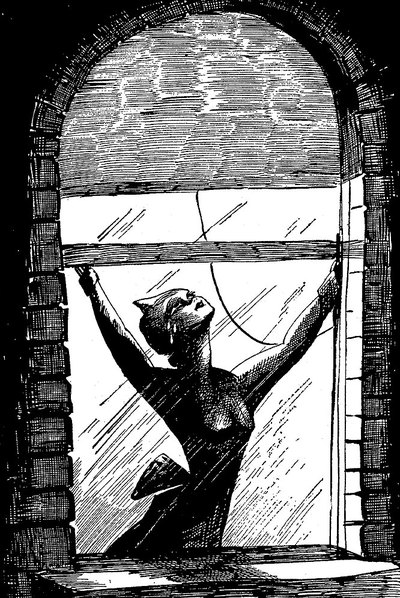 Viñetas de la novela gráfica  Él fue malo con ella,   de Milt Gross.