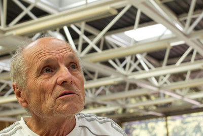 Antonio López, en un momento del curso que ha impartido en la Universidad de Navarra.