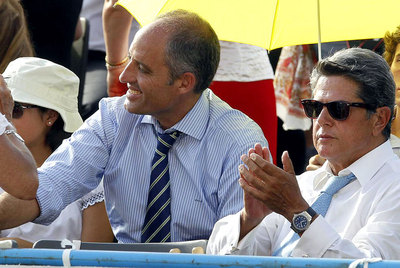 EL EXPRESIDENTE DE LA GENERALITAT, EN EL 'VIA CRUCIS' DE MADRID CON EL PAPA