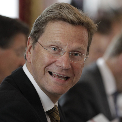 Westerwelle, ayer en Bergisch-Gladbach, cerca de Colonia.