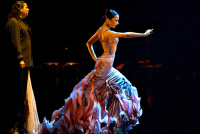 Cecilia Gómez, en el escenario de los Teatros del Canal.