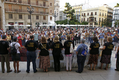 Las víctimas del metro, sin noticias del 'president' Fabra