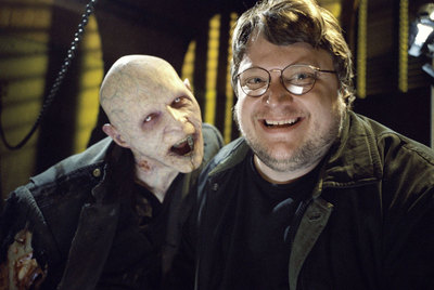 Guillermo del Toro en el rodaje de  Blade 2. 