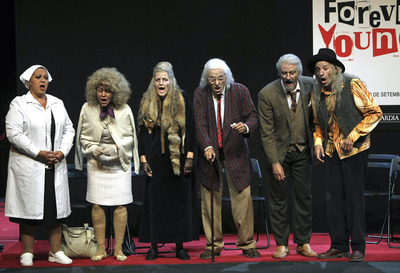 Los protagonistas de la comedia musical 