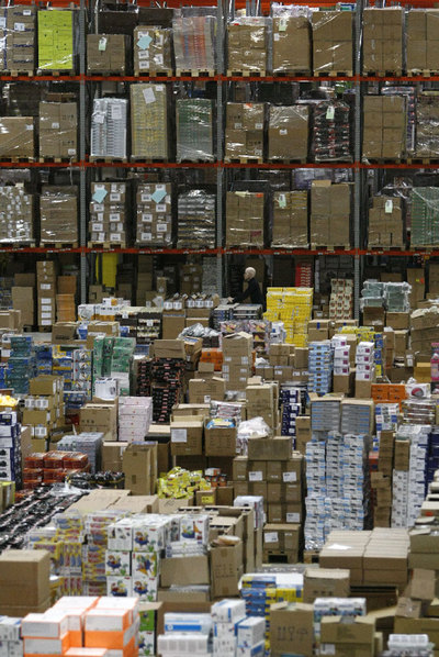 Almacén de Amazon en su cuartel de Seattle.