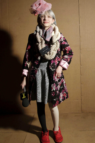 Tavi Gevinson, en el desfile de Marc Jacobs, en Nueva York.