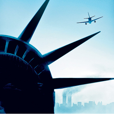 Imagen del cartel promocional de  United 93,  de Paul Greengrass.
