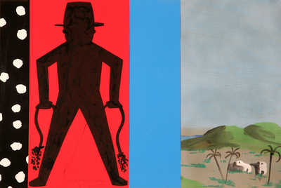  Collage  de Eduardo Arroyo.