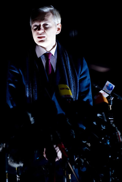 Julian Assange, en febrero de 2011 en los juzgados de Belmarsh, a las afueras de Londres.