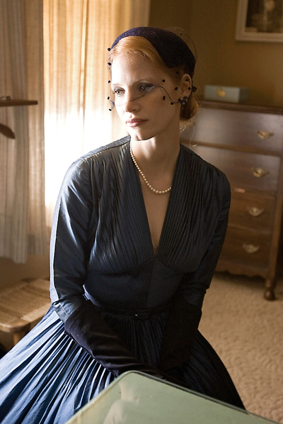 La actriz Jessica Chastain, impecable en su papel de madre de otros tiempos en 'El árbol de la vida'.