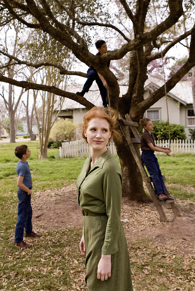 La actriz Jessica Chastain, en un fotograma de 'El árbol de la vida'.